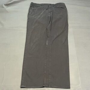 AG Adriano Goldschmied Graduate Straight Leg Gray Men Chino Pant-36x34-3482‎